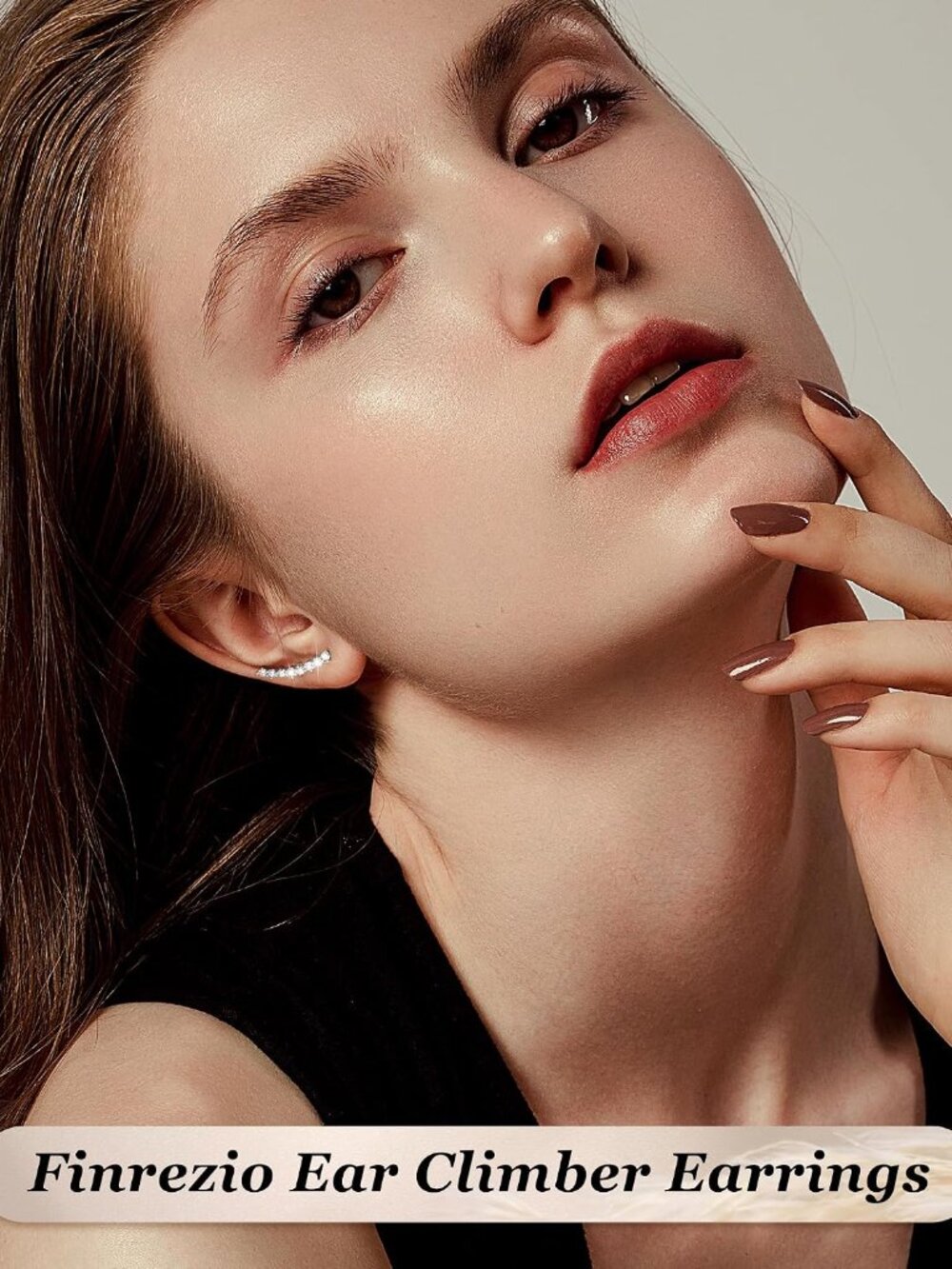 6Pairs Ear Cuffs Climber Hoop Earring CZ Arrow Crawler Stud Earring Jacket for W - Picture 3 of 6